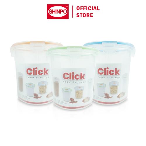[EZM.6500004] SHINPO Toples Sealware CLICK 1500 ML Food Storage BPA Free SIP-543-L