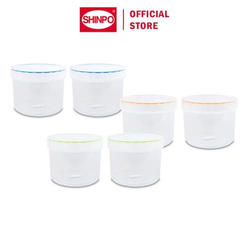 [EZM.6500025] SHINPO COMBO 2 Toples Plastik Ukuran L 780 ML Tempat Cemilan Food Storage Wadah Makanan SPO-SIP-351L