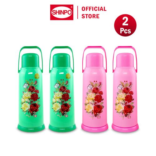 [EZM.6500029] SHINPO COMBO 2 Termos Air Panas / Dingin Kasitas 2 L Volcano Vacuum Flask Thermos SPO-SIP-511 kaca