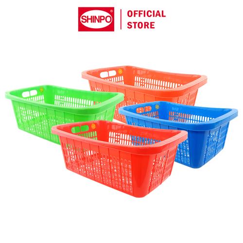 [EZM.6500079] SHINPO Keranjang Pakaian Plastik 47.5 x 32 x 17 CM Futura Clothes Basket Serbaguna SPO-SIP-216S