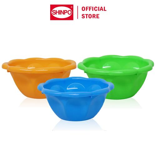 [EZM.6500085] SHINPO Baskom Plastik Diameter 13 CM Wadah Penyimpanan Makanan Hikari Basin BPA Free SPO-SIP-233S