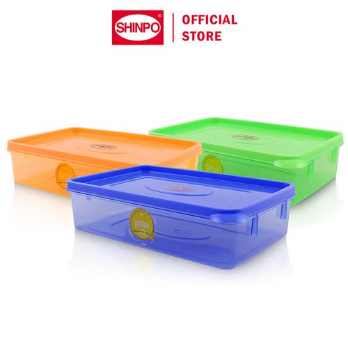 [EZM.6500098] SHINPO Wadah / Kotak / Tempat Makanan Plastik 0.9L Sorento Food Storage Food Grade Bebas Bahan Kimia SPO-SIP-309S