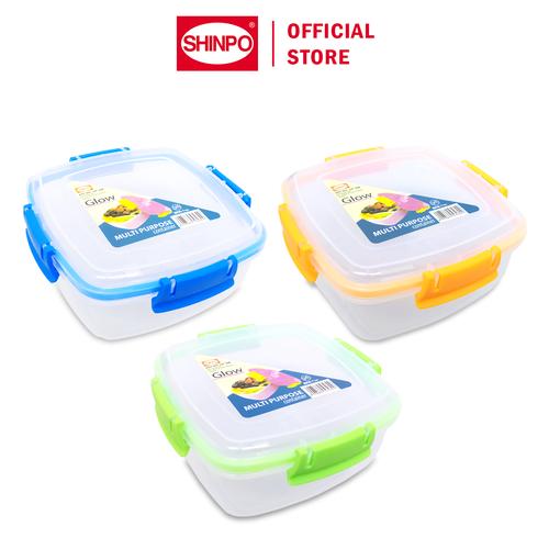 [EZM.6500100] SHINPO Kotak Makan Plastik 2 L Glow Tempat Cemilan Food Storage Wadah Makanan SPO-SIP-328 kitchenware