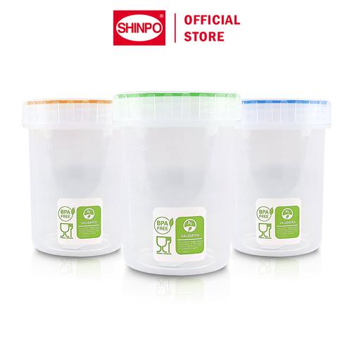 [EZM.6500107] SHINPO Toples Plastik Ukuran S 470 ML Tempat Cemilan Keep Food Storage Wadah Makanan SPO-SIP-352S