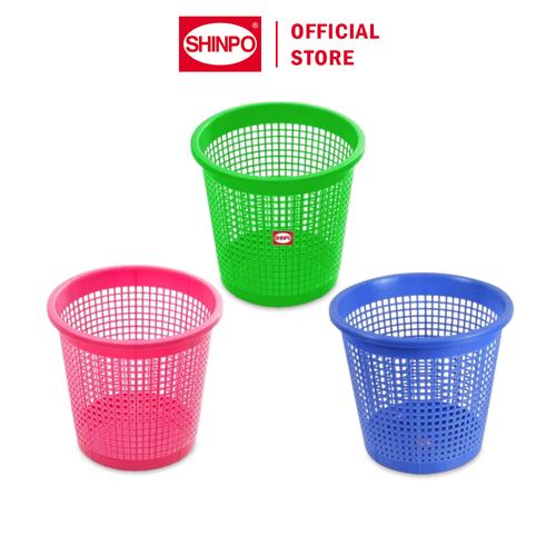 [EZM.6500145] SHINPO Tempat Sampah Rumah Diameter 25 CM Plastik Trash Can Perlengkapan Rumah SPO-SIP-830S Varian Warna