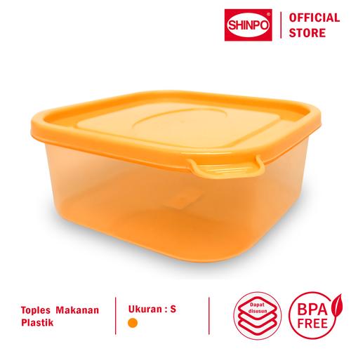 [EZM.6500155] SHINPO Toples Makanan Plastik S / M / L / XL Tempat Cemilan Boccadillo Food Storage BPA Free SIP-304