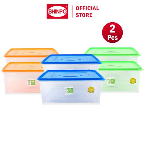 [EZM.6500197] SHINPO COMBO 2 Tempat Penyimpanan Makanan Plastik Sorento Food Storage BPA Free SPO-SIP-309LM