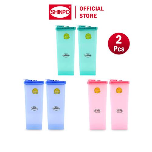 [EZM.6500208] SHINPO COMBO 2 Tempat Air Minum Plastik Fresco 1.4 L Water Bottle Botol Air SPO-SIP-913-P hijau minuman  Kitchenware Bottles