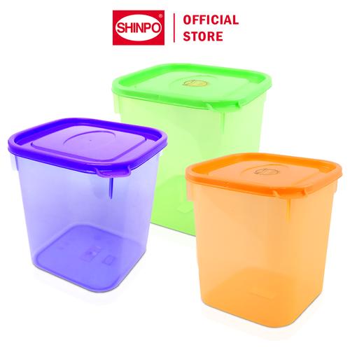 [EZM.6500287] SHINPO Toples Plastik Ukuran L Kapasitas 2.3 L Tempat Cemilan Boccadillo Food Storage BPA Free Bebas Bahan Kimia Wadah Makanan SPO-SIP-304L