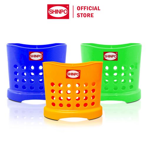 [EZM.6500303] SHINPO Tempat Sendok Plastik 2 Sekat Shinseihin Cutlery Holder Tempat Sendok Serbaguna SPO-SIP-415