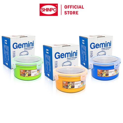[EZM.6500310] SHINPO Mangkok / Wadah Makanan 14 CM Stainless Steel 304 Gemini Food Storage Lunch Box Rantang Rantangan SPO-SIP-542 kitchenware
