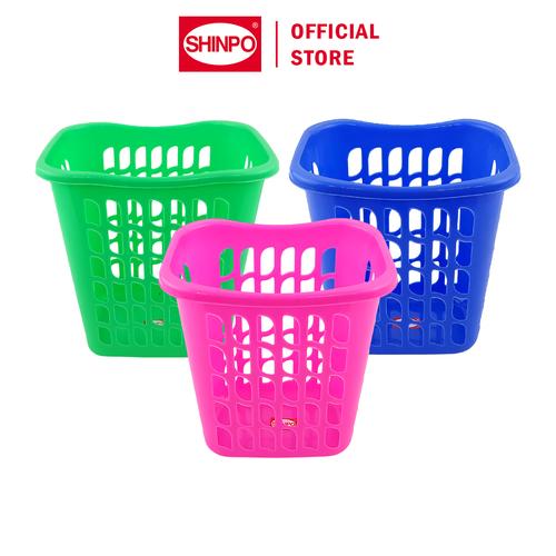 [EZM.6500316] SHINPO Tempat Sampah Plastik Medium Tempat Sampah Seg Charming Rubbish Bin Anti Pecah SPO-SIP-722 Varian Warna pink