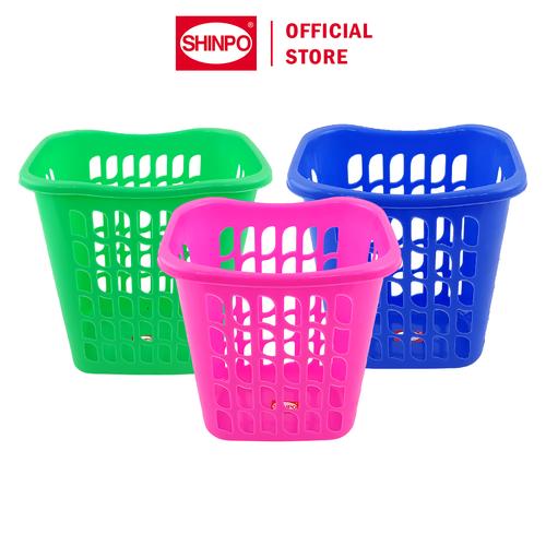 [EZM.6500317] SHINPO Tempat Sampah Plastik Small Tempat Sampah Seg Charming Rubbish Bin Anti Pecah SPO-SIP-722S Varian Warna