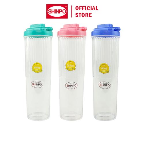 [EZM.6500330] SHINPO Tempat Air Minum Plastik Frio 850 ML Water Bottle Transparant SPO-SIP-911-K
