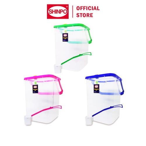 [EZM.6500344] SHINPO Wadah / Tempat Es Buah Plastik Dengan Gayung 36.5L Tropicool Jar Aquarium Es Food Grade Bebas Bahan Kimia SPO-SIP-936