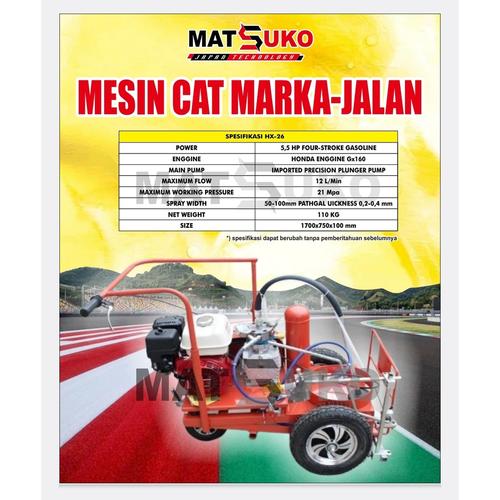 [EZM.1390013] Mesin Cat Marka Jalan Honda.. Road Marking Machine Honda