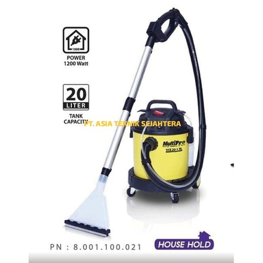 [EZM.1390076] Multipro VCE 20-1 RL 1200 Watt Wet & Dry Vacuum Cleaner Extractor