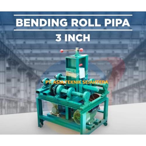 [EZM.1390084] Mesin Bending Pipa 3 inch Hollow Roll 360 derajat 3 inch