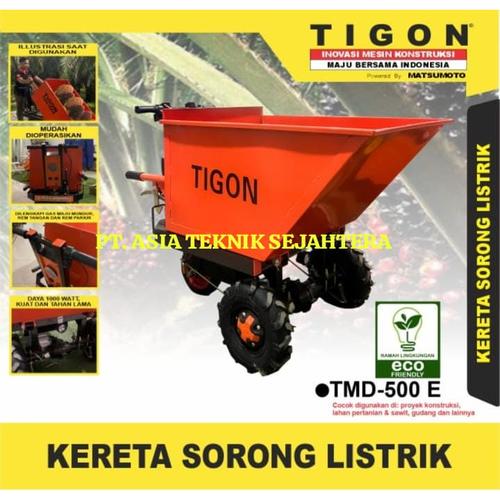 [EZM.1390088] Kereta dorong listrik 500 kg / Gerobak Dorong Listrik cocok diperkebunan