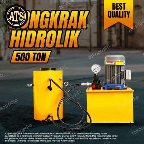 [EZM.1390231] dongkrak hidrolik elektrik 500 ton / hydraulic pump electric 500 ton