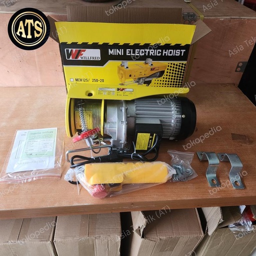 [EZM.1390273] Mini Electric Hoist Katrol 500 kg heavy duty Terbaik