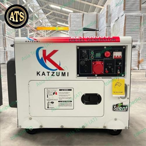 [EZM.1390276] genset silent diesel 5000 watt 3 phase Katzumi KZ10000US3