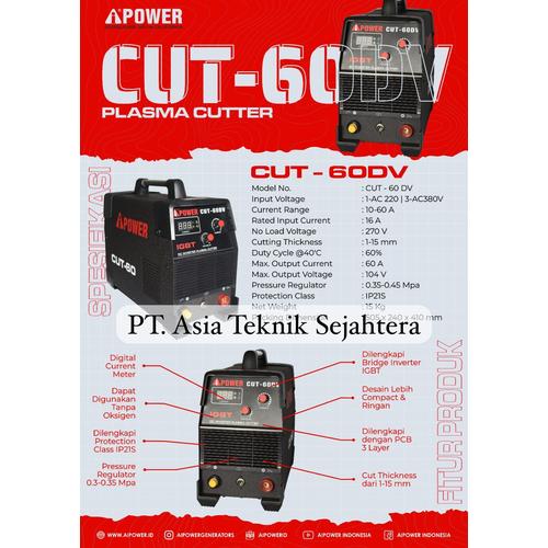 [EZM.1390299] Plasma Cutting ipower cut 60DV - mesin potong ipower cut 60DV