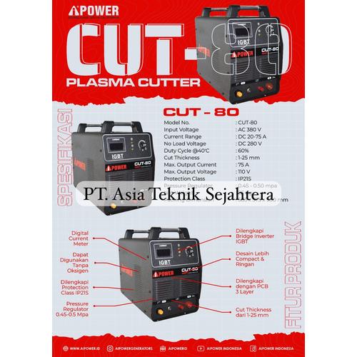 [EZM.1390301] Plasma Cutting ipower cut 80 - mesin potong ipower cut 80