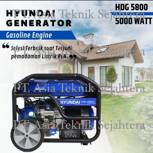 [EZM.1390307] Genset Hyundai 5000 watt Original