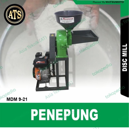 [EZM.1390308] Mesin Penepung Disk Mill Mahkota MDM 9-21