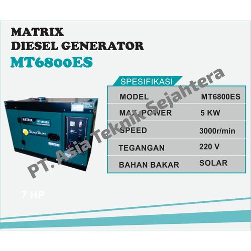 [EZM.1390346] GENSET SILENT MATRIX MT6800 ES