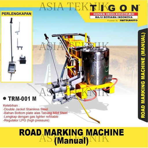 [EZM.1390517] Mesin Marka Jalan Manual TIGON TRM 001M ORIGINAL