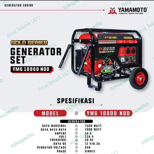 [EZM.1390553] Genset 7500 watt Yamamoto YMG 10000 NDD Gold Series