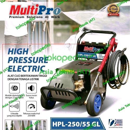 [EZM.1390555] ELECTRIC HIGH PRESSURE WASHER 250 BAR HEAVY DUTY ORIGINAL MULTIPRO