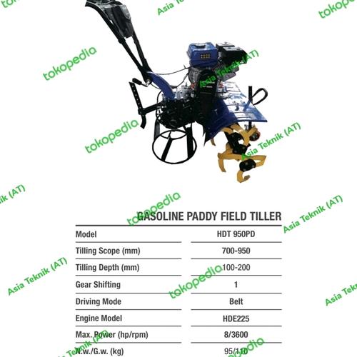 [EZM.1390577] Mesin Bajak Sawah Hyundai / Cultivator Tiller Hyundai Heavy duty