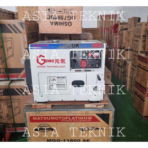 [EZM.1390608] Silent Genset Diesel 7 kva 3 phase heavy duty
