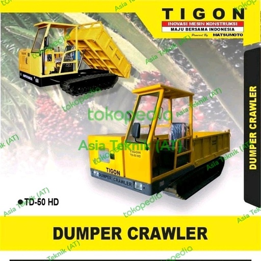 [EZM.1390665] Mini Dumper Crawler 5 Ton Tigon TD50 HD / DUMPER CRAWLER 5 TON