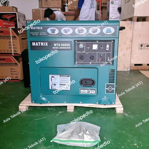 [EZM.1390706] Genset silent diesel 7000 watt Matrix MTX9000 MTX 9000