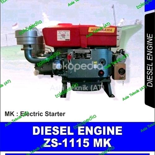 [EZM.1390708] Mesin Penggerak Diesel 26 Hp Engine Diesel 26 Pk Water Cooler Stater