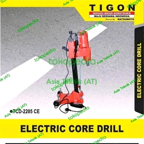 [EZM.1390710] Mesin Bor Beton & Aspal 8 inch Electric Core Drill Tigon Original