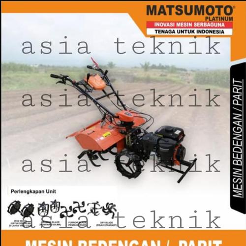 [EZM.1390779] Traktor Sawah Bedengan Parit Tiller Matsumoto MTM 900 RD + Bensin 8 HP
