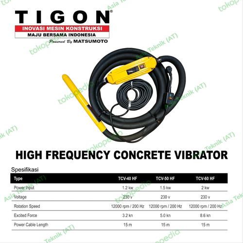 [EZM.1391068] High Frequency Concrete Vibrator Tigon TCV40HF