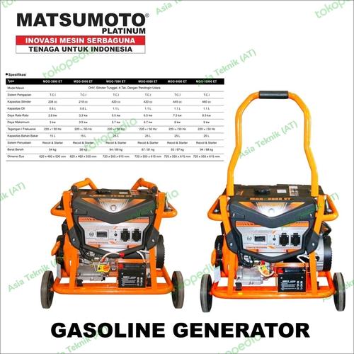 [EZM.1391135] Genset 9000 watt Matsumoto MGG10900