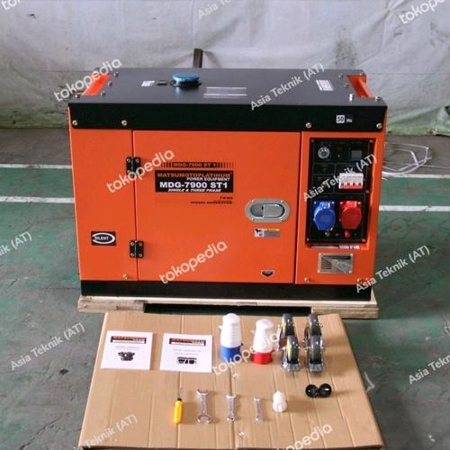 [EZM.1391142] Genset silent diesel 7000 watt 3 phase Matsumoto Platinum heavy duty