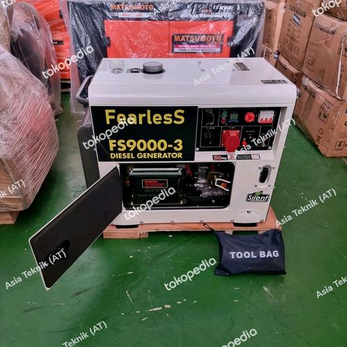[EZM.1391188] silent genset diesel 5000 watt maks 5500 watt 3 phase heavy duty