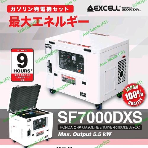 [EZM.1391221] silent genset honda 5000 watt maks 5500 watt SF7000DXS