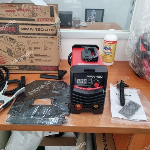 [EZM.1391279] Mesin las inverter mma 120 IGBT terbaik iPower digital heavy duty