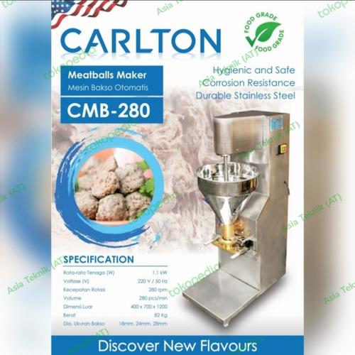 [EZM.1391290] Mesin cetak baso Carlton CMB280 / Meat Ball Maker /Mesin pembulat baso