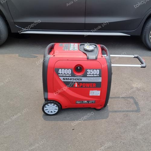 [EZM.1391462] Genset Inverter New Ipower SM4500 Super Silent 4000 watt digital panel