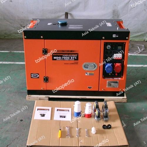 [EZM.1391550] Silent diesel genset 7500 watt heavy duty awet dan tahan lama